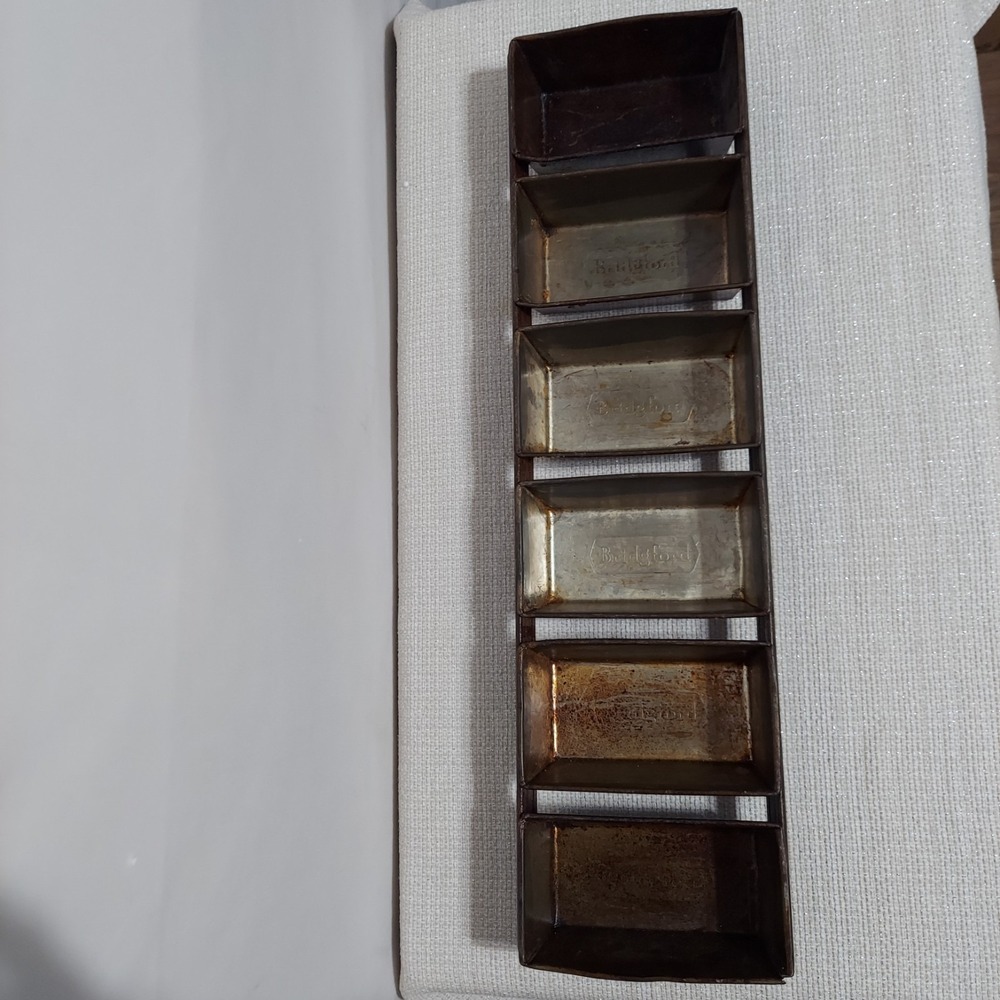 Bridgford 6-Loaf Bread Pan Welded Metal Strap 23.5" x 6" x 2.25"‎ bake ware